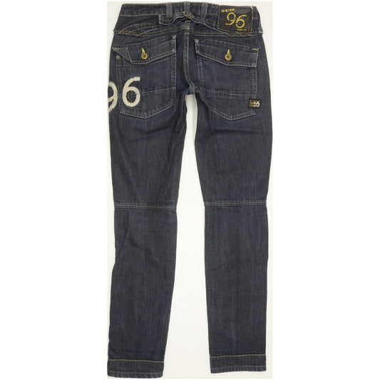 G-Star Elwood Heritage Women Blue Straight Slim Jeans W27 L31