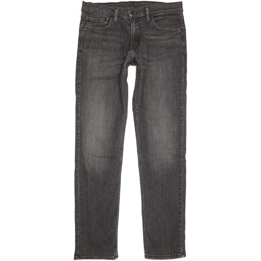 Levi's 511 Men Charcoal Straight Slim Stretch Jeans W32 L33