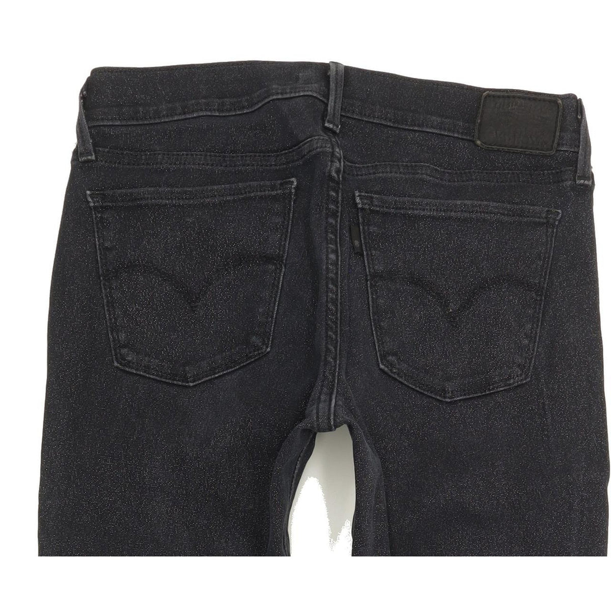 Levi's 710 Super Women Black Skinny Slim Stretch Jeans W28 L29