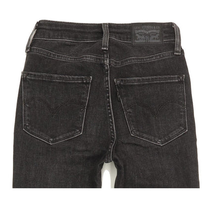 Levi's 721 Women Black Skinny Slim Stretch Jeans W23 L29