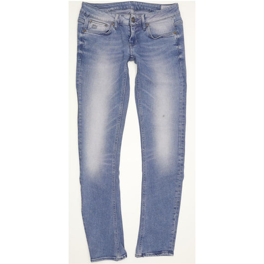 G-Star 3301 Women Blue Skinny Slim Stretch Jeans W27 L31