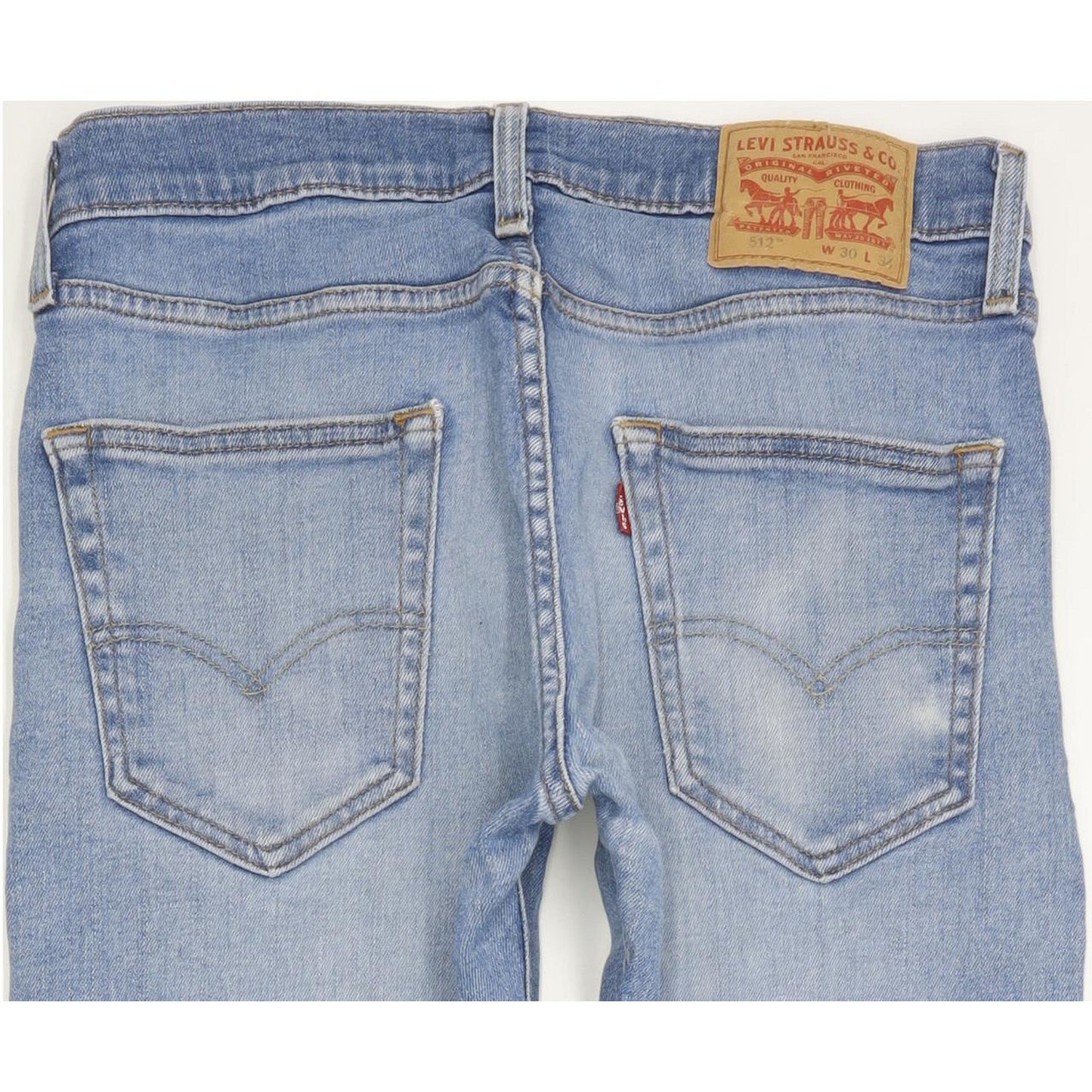 Levi's 512 Men Blue Tapered Slim Stretch Jeans W30 L33