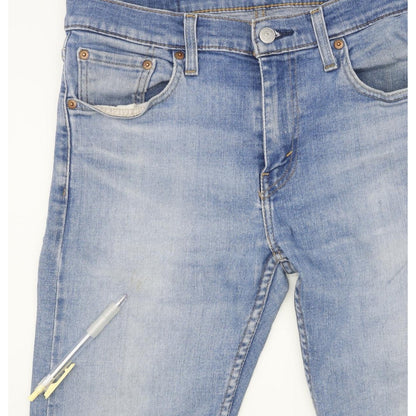 Levi's 512 Men Blue Tapered Slim Stretch Jeans W30 L33