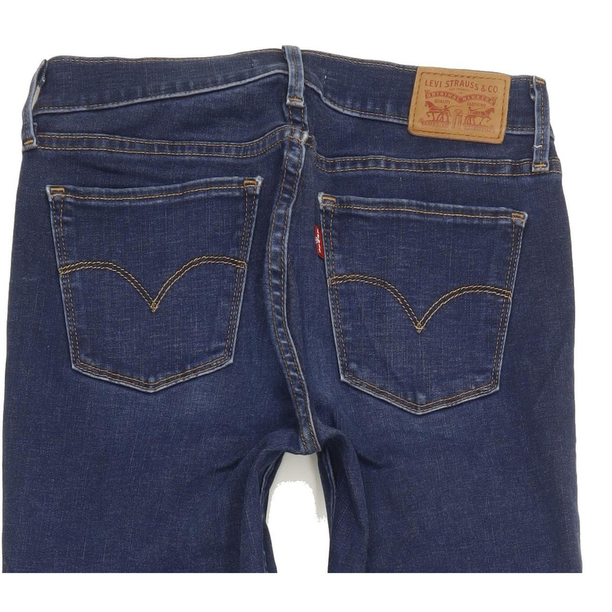 Levi's 710 Super Women Blue Skinny Slim Stretch Jeans W27 L32