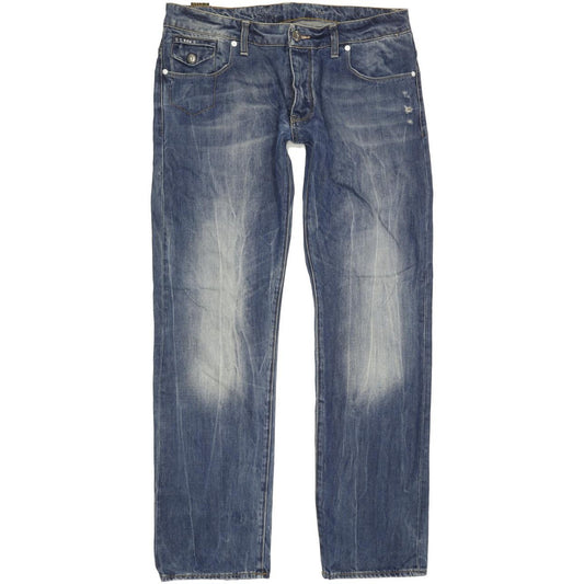 G-Star Morris Men Blue Straight Slim Jeans W34 L32