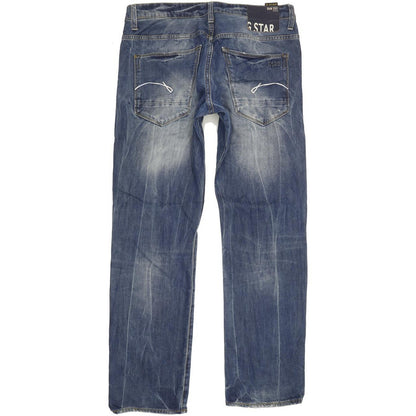G-Star Morris Men Blue Straight Slim Jeans W34 L32