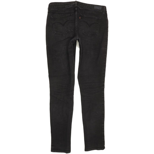 Levi's Demi Curve Women Black Skinny Slim Stretch Jeans W32 L33