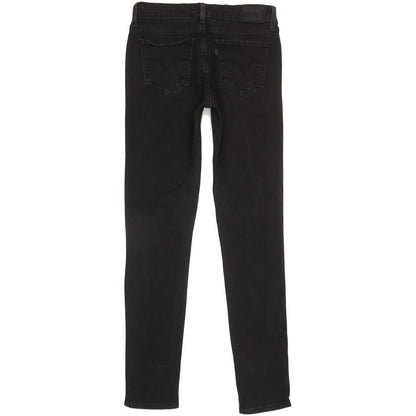 Levi's 711 Women Black Skinny Slim Jeans W28 L30