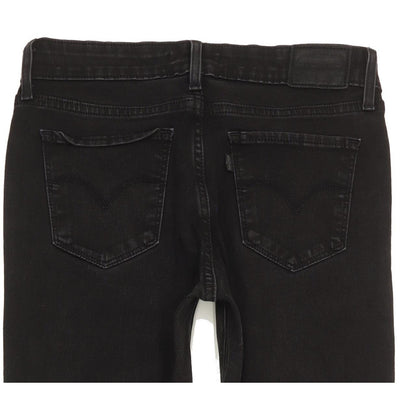 Levi's 711 Women Black Skinny Slim Jeans W28 L30
