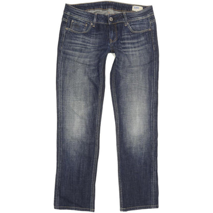 G-Star 3301 Women Blue Straight Slim Stretch Jeans W30 L29