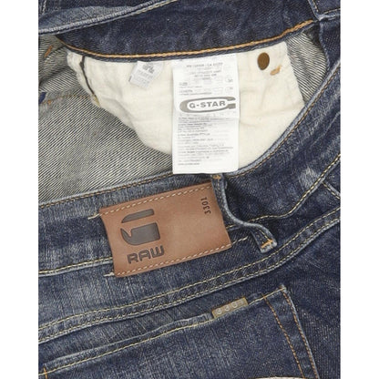 G-Star 3301 Women Blue Straight Slim Stretch Jeans W30 L29