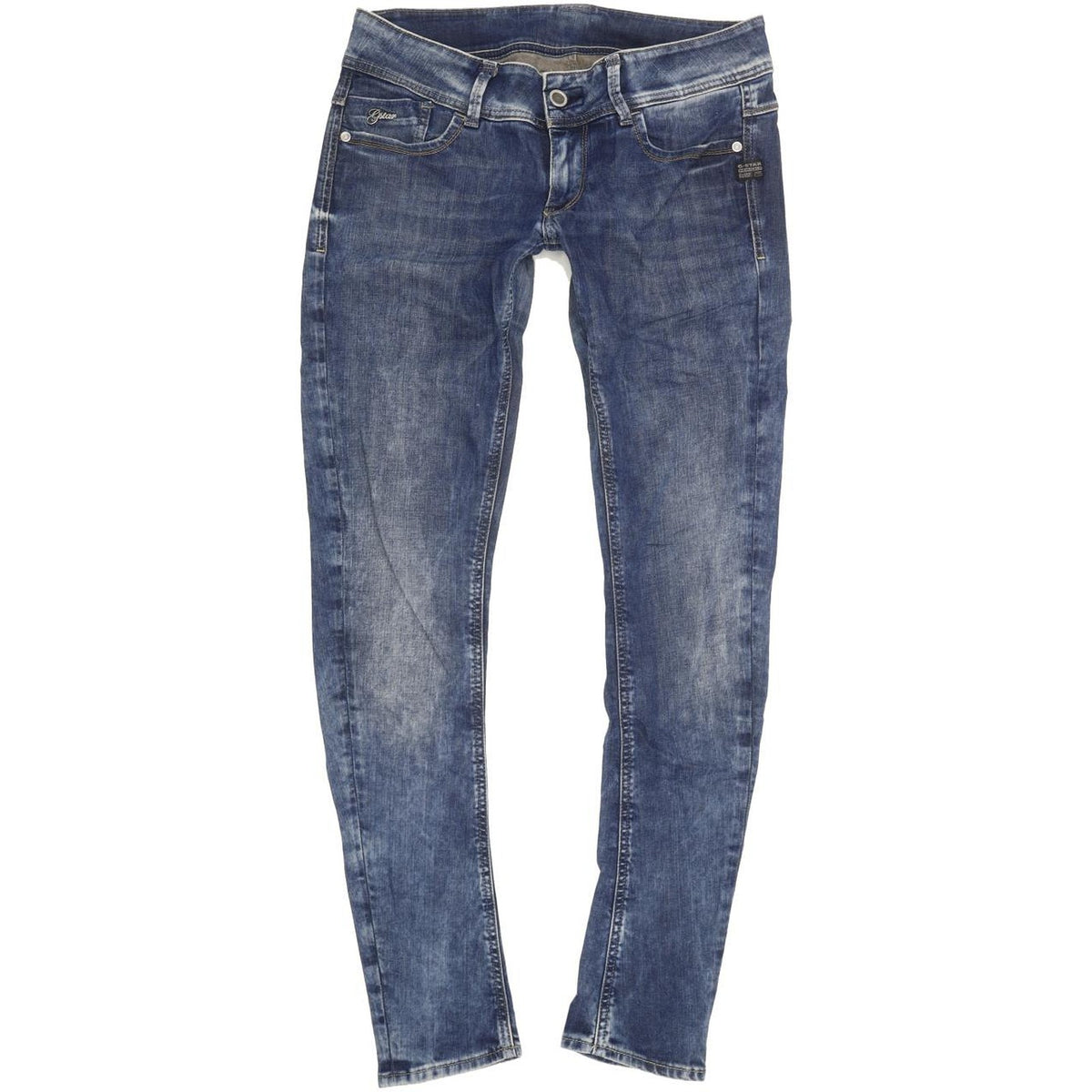 G-Star Lynn Women Blue Skinny Slim Stretch Jeans W30 L32