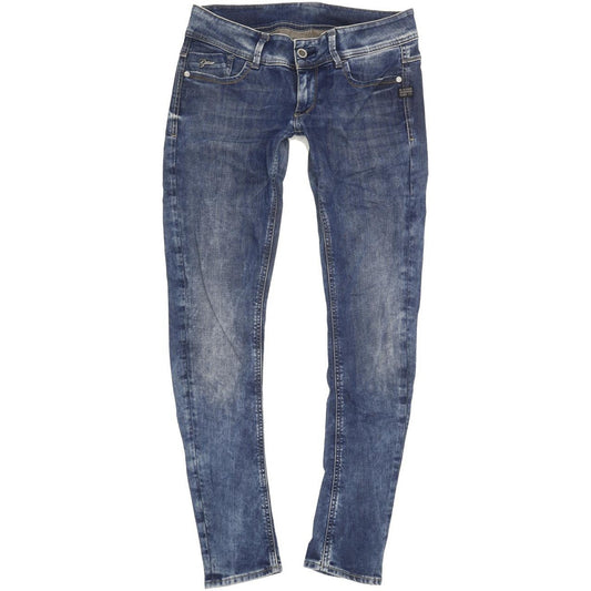 G-Star Lynn Women Blue Skinny Slim Stretch Jeans W30 L32