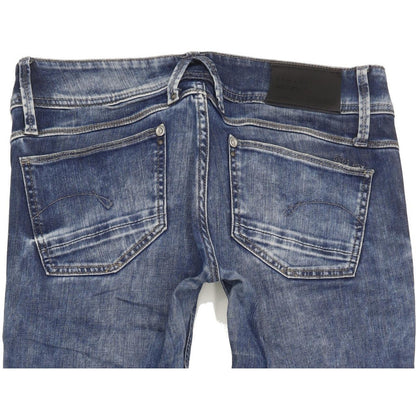 G-Star Lynn Women Blue Skinny Slim Stretch Jeans W30 L32