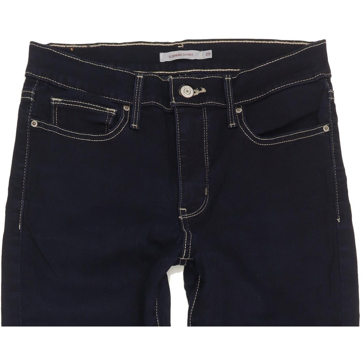 Levi's Slimming Women Navy Skinny Slim Stretch Jeans W29 L31