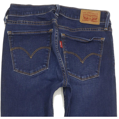 Levi's 710 Super Women Blue Skinny Slim Stretch Jeans W26 L29