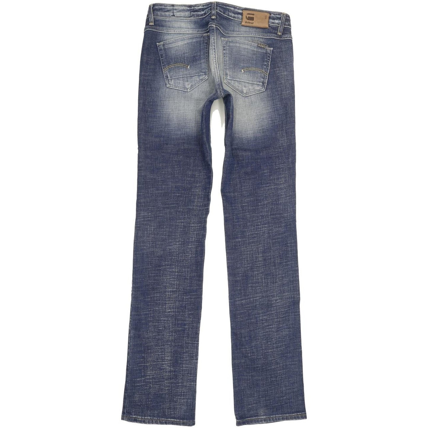 G-Star 3301 Women Blue Straight Slim Stretch Jeans W27 L32