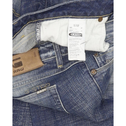 G-Star 3301 Women Blue Straight Slim Stretch Jeans W27 L32