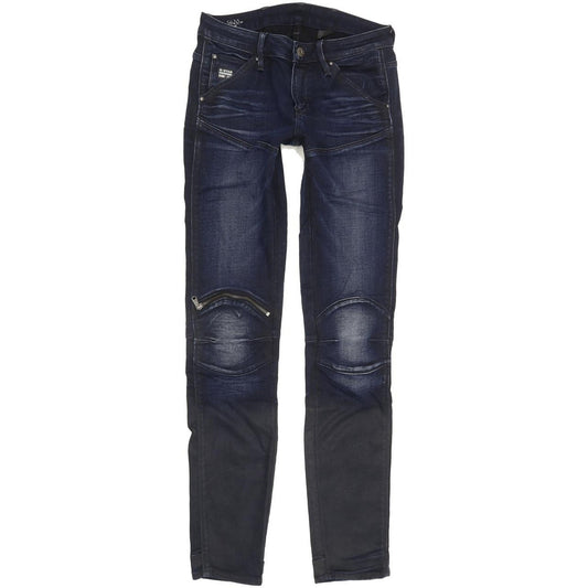 G-Star Women Blue Tapered Slim Stretch Jeans W26 L32
