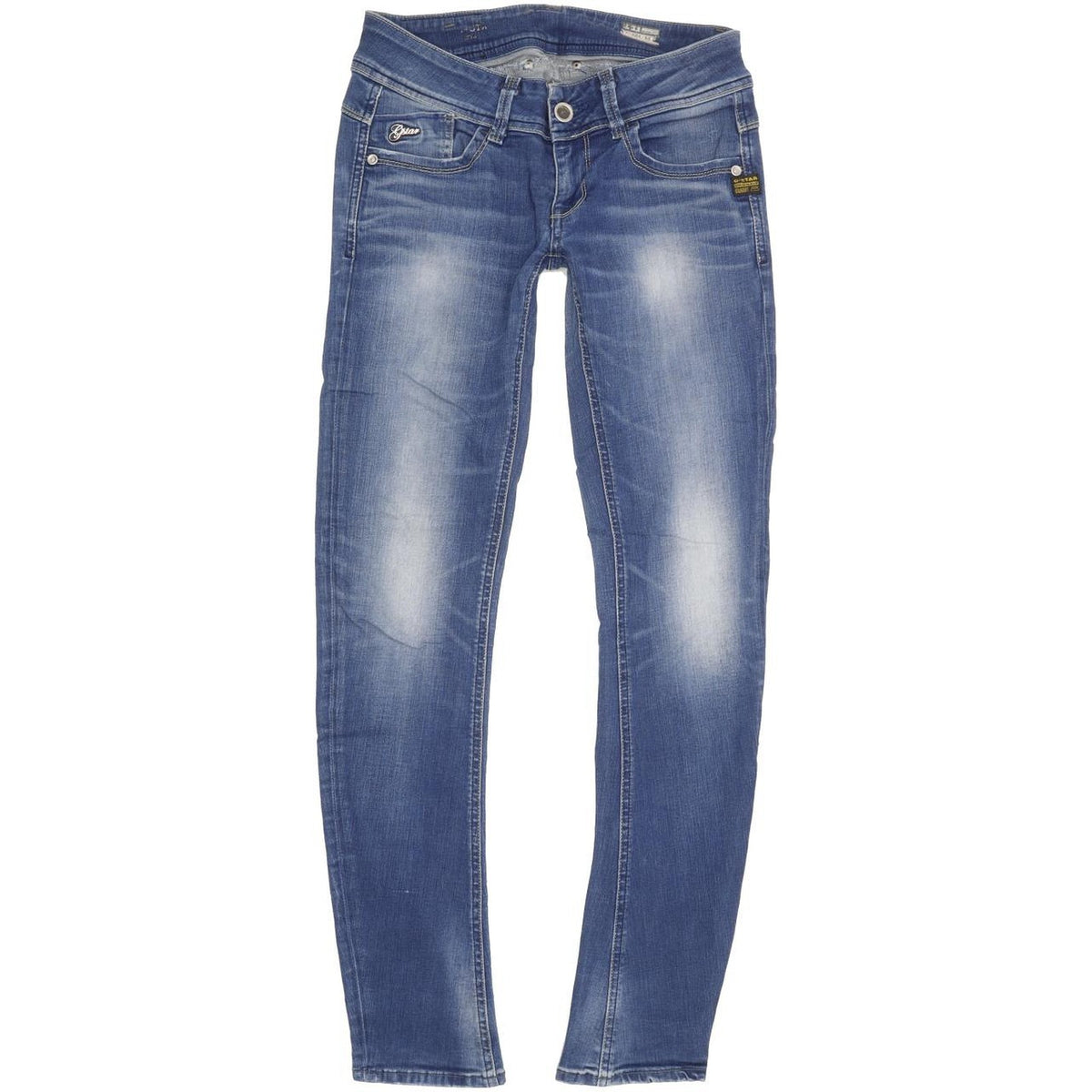 G-Star Lynn Women Blue Skinny Slim Stretch Jeans W27 L30