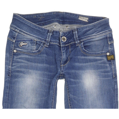 G-Star Lynn Women Blue Skinny Slim Stretch Jeans W27 L30