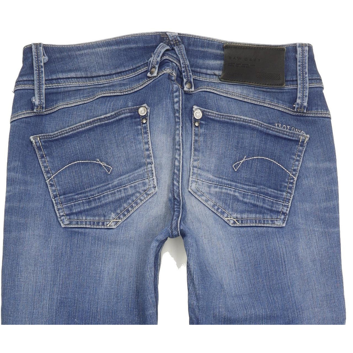 G-Star Lynn Women Blue Skinny Slim Stretch Jeans W27 L30