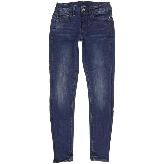 G-Star Midge Women Blue Skinny Slim Stretch Jeans W28 L29