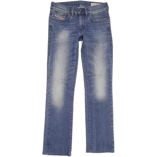 Diesel Ronhoir 0R30E Women Blue Bootcut Regular Jeans W26 L30