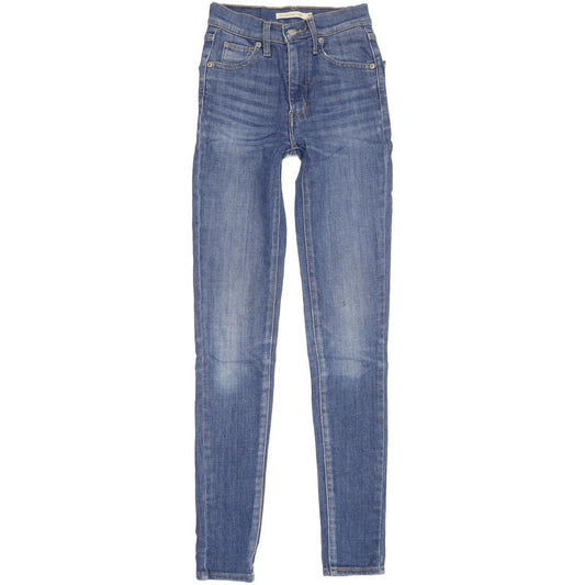 Levi's Mile Women Blue Skinny Slim Stretch Jeans W23 L30