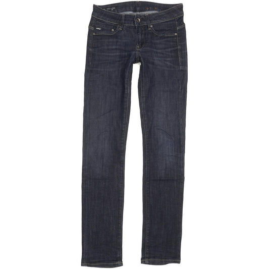 G-Star Midge Women Blue Straight Slim Stretch Jeans W24 L31