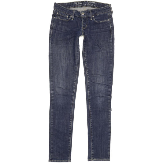 Levi's Slight Curve Women Blue Skinny Slim Stretch Jeans W26 L31