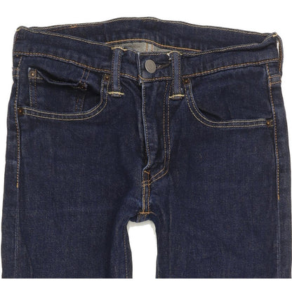 Levi's 519 Women Blue Skinny Slim Stretch Jeans W28 L30