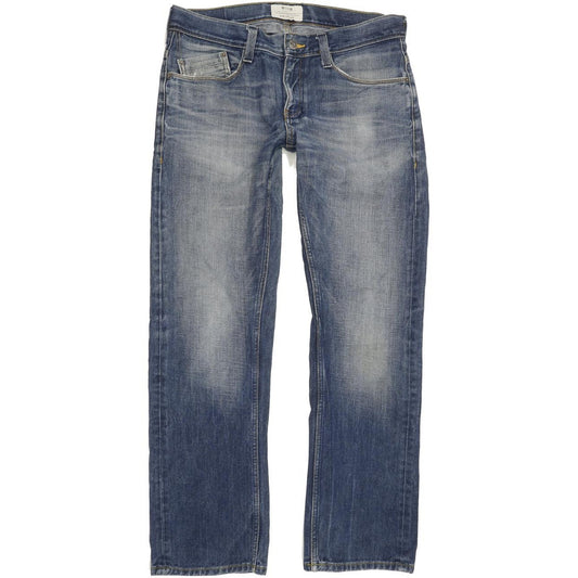Mustang New Oregon Men Blue Straight Regular Jeans W34 L31