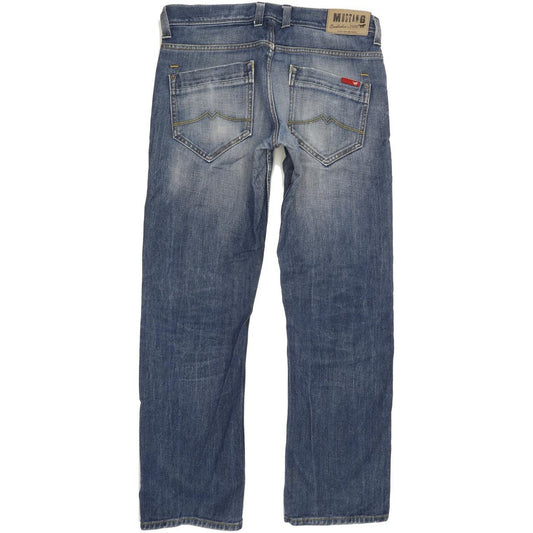 Mustang New Oregon Men Blue Straight Regular Jeans W34 L31