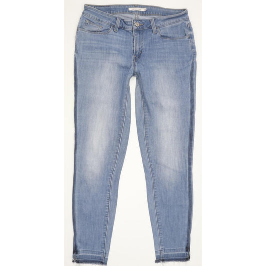 Levi's 535 Super Women Blue Skinny Slim Stretch Jeans W29 L27