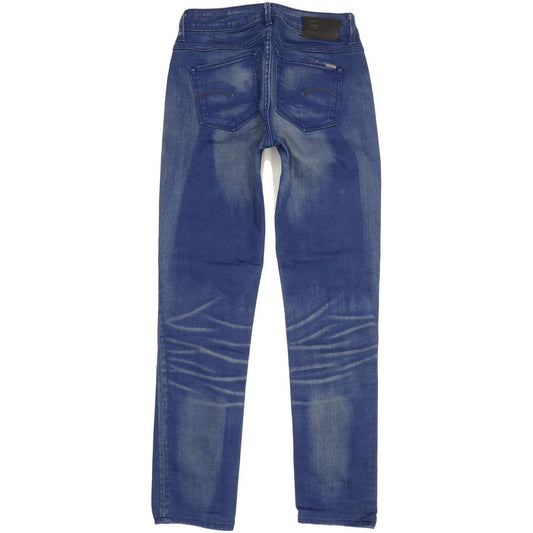 G-Star 3301 Contour Women Blue Skinny Slim Stretch Jeans W27 L28