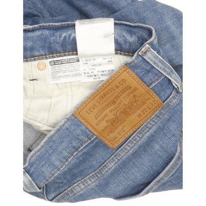 Levi's 512 Men Blue Tapered Slim Stretch Jeans W32 L30