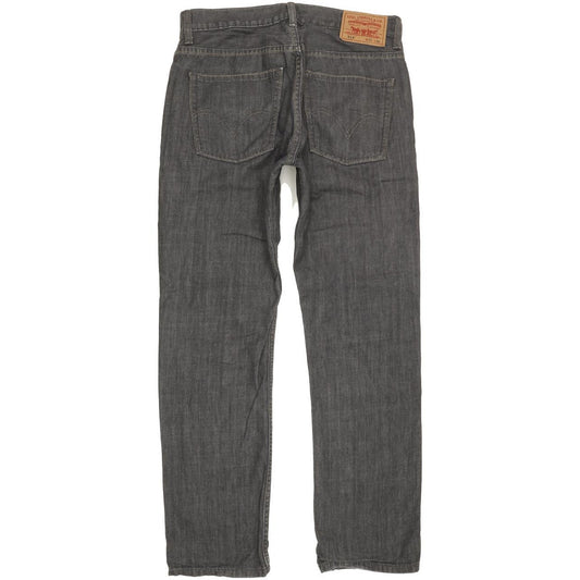 Levi's 513 Men Grey Straight Slim Jeans W31 L29