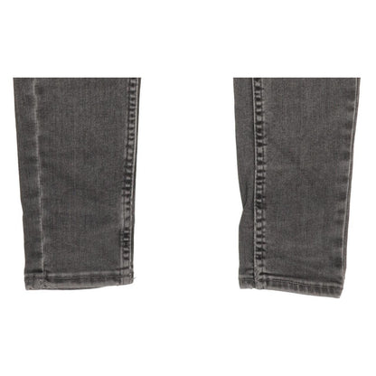 Levi's 710 Super Women Charcoal Skinny Slim Stretch Jeans W24 L30