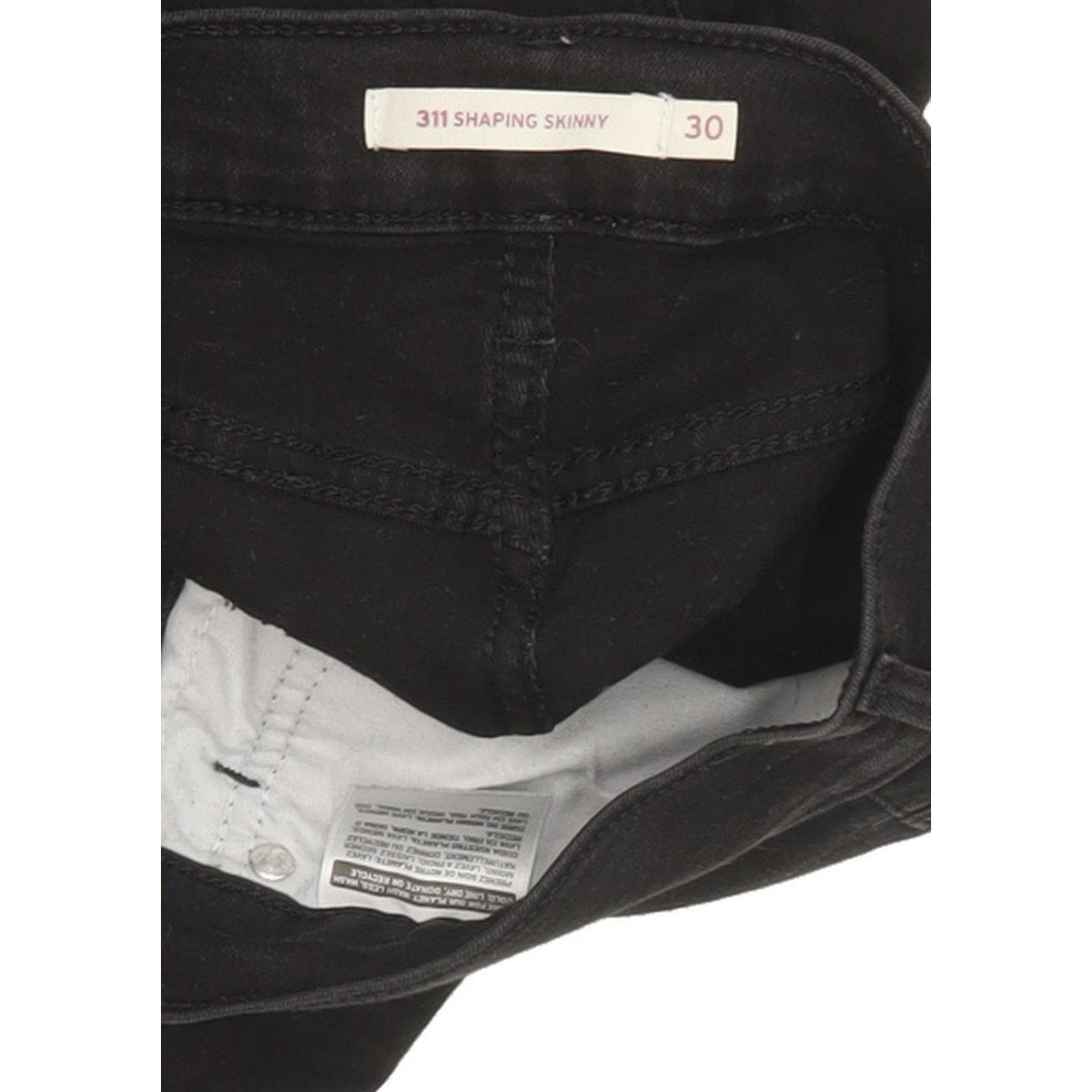 Levi's 311 Shaping Women Black Skinny Slim Stretch Jeans W30 L33