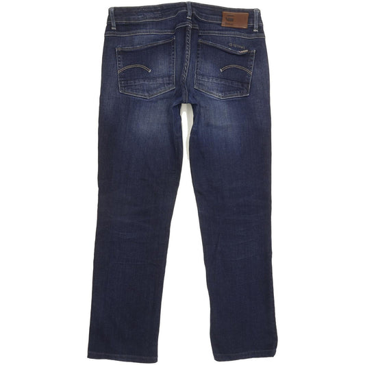 G-Star Women Blue Straight Slim Stretch Jeans W29 L27