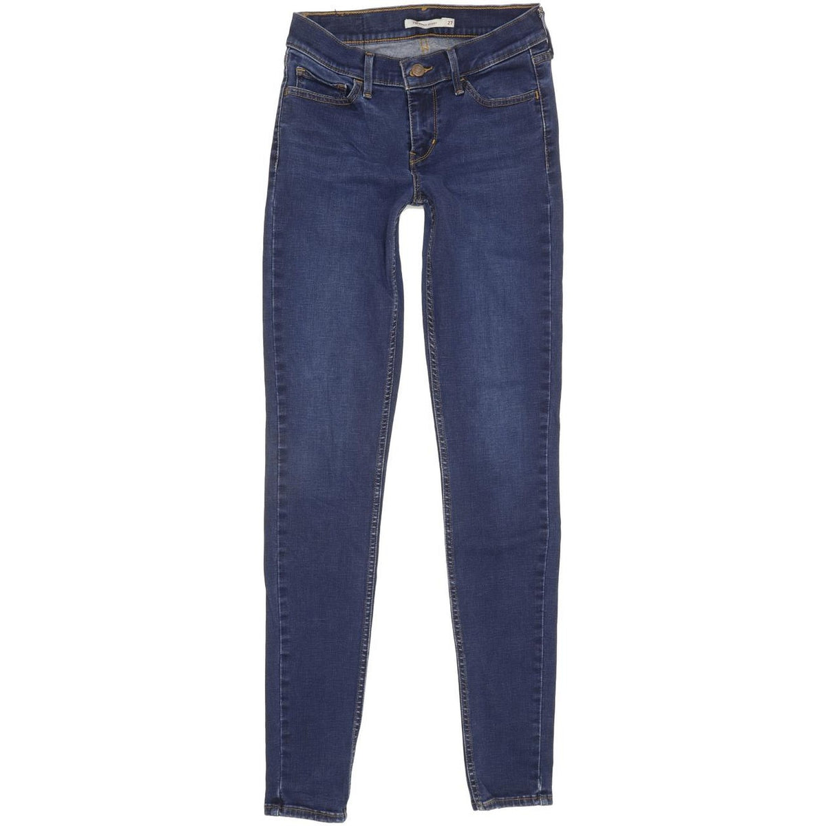 Levi's 710 Super Women Blue Skinny Slim Stretch Jeans W27 L31