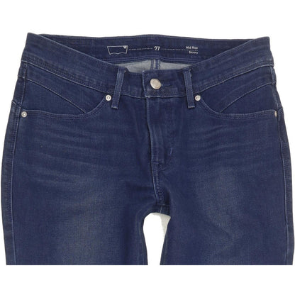 Levi's Women Blue Skinny Slim Stretch Jeans W27 L31