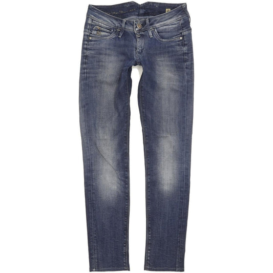 G-Star Women Blue Skinny Slim Stretch Jeans W26 L29