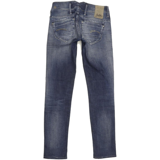 G-Star Women Blue Skinny Slim Stretch Jeans W26 L29