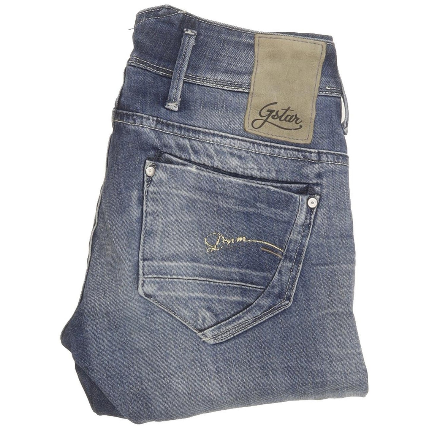 G-Star Women Blue Skinny Slim Stretch Jeans W26 L29