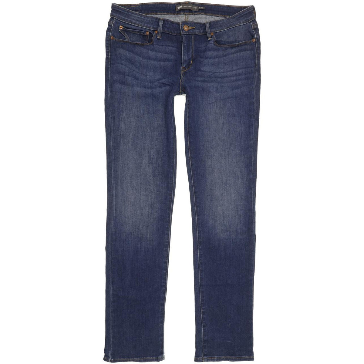 Levi's Slight Curve Women Blue Straight Slim Stretch Jeans W31 L32