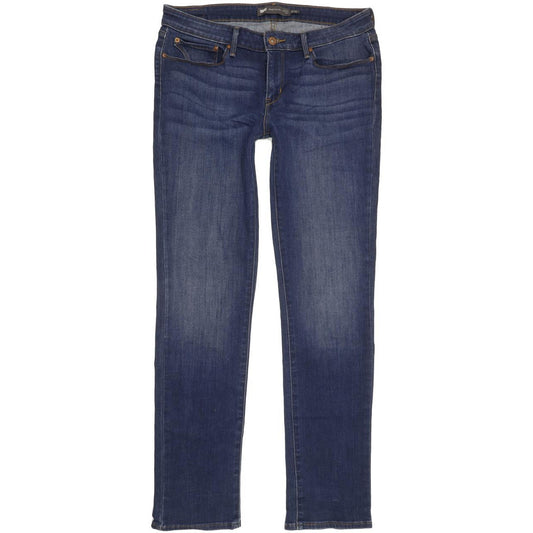 Levi's Slight Curve Women Blue Straight Slim Stretch Jeans W31 L32