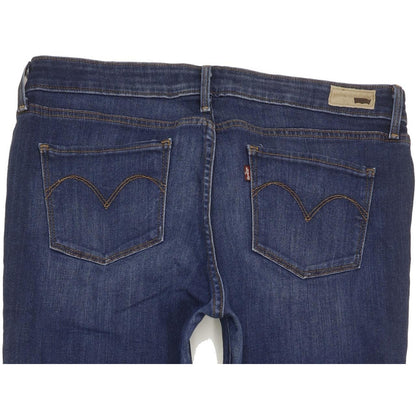 Levi's Slight Curve Women Blue Straight Slim Stretch Jeans W31 L32