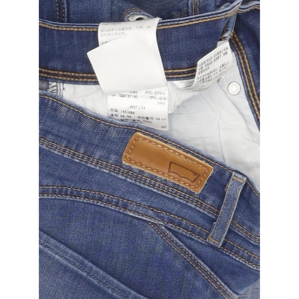 Levi's Women Blue Skinny Slim Stretch Jeans W27 L30